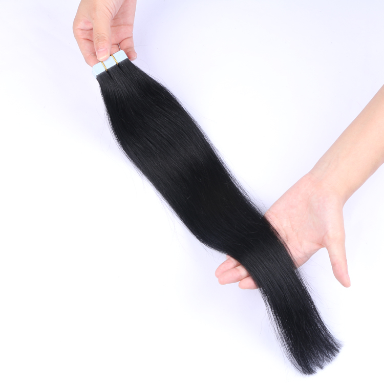 Wet and wavy tape in real human hair extensions where to buy SJ00121